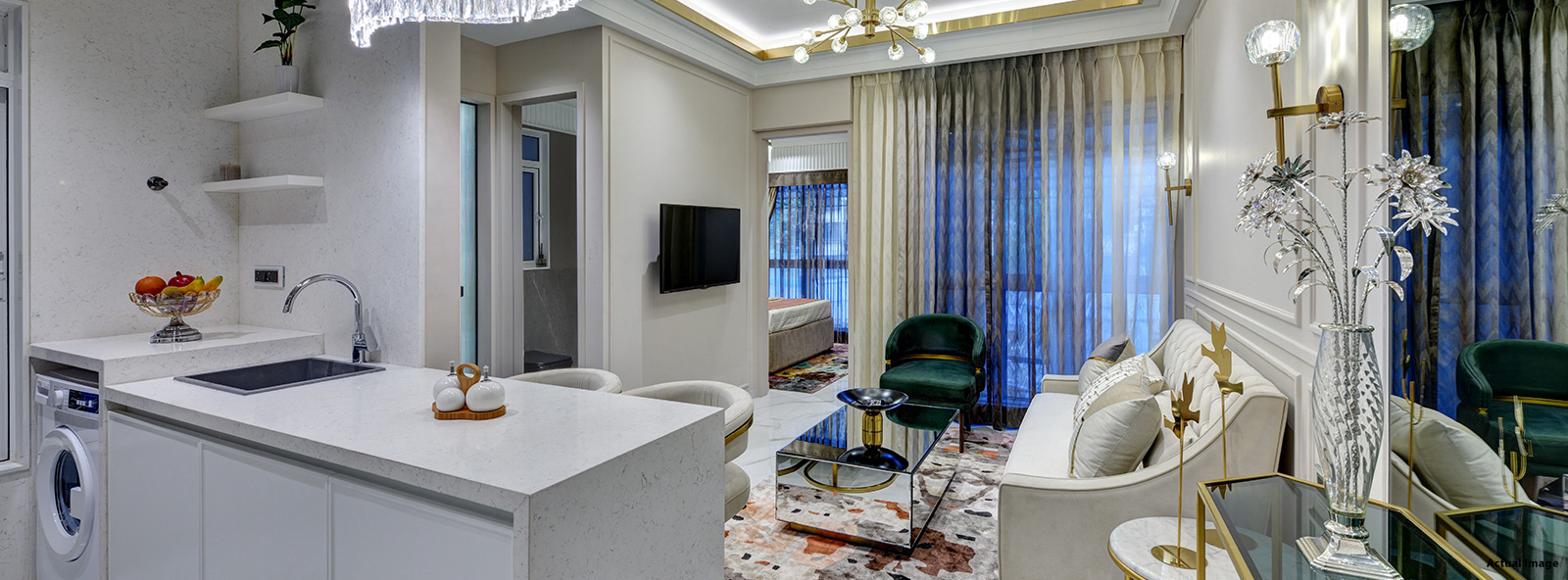 Living Room 2 - Nahar Amaryllis Towers - Nahar Group