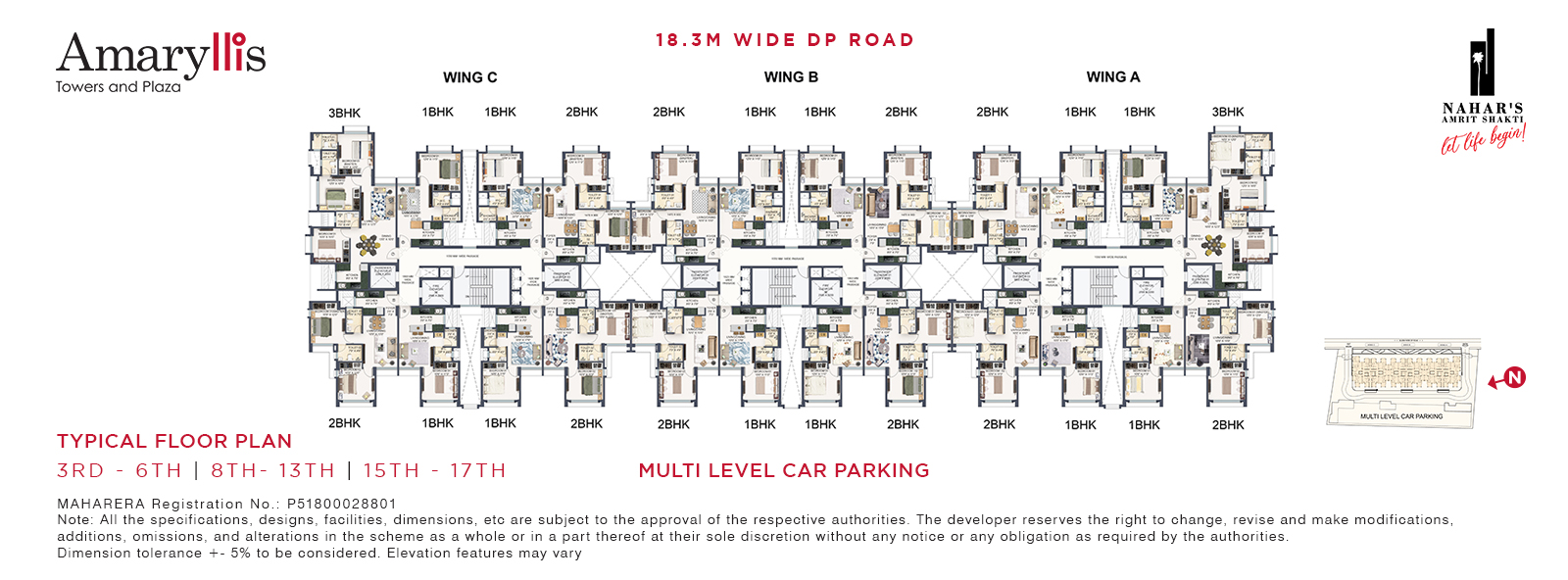 Car Parking - Nahar Amaryllis Towers - Nahar Group