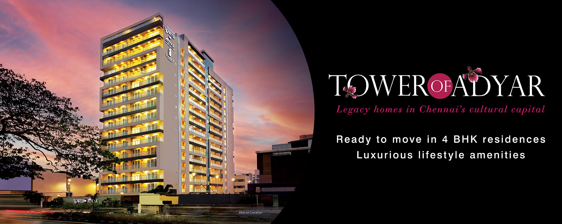 Ready To Move In 4 BHK Residences - Tower of Adyar - Nahar Group