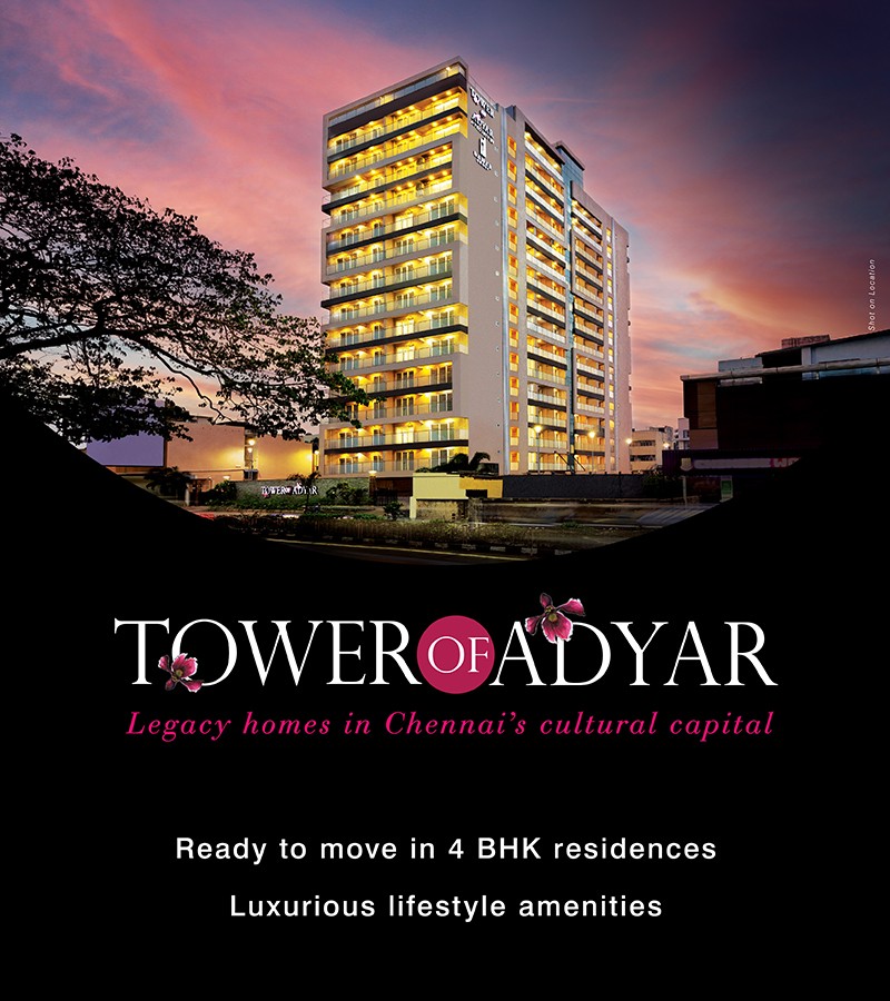 Ready To Move In 4 BHK Residences - Tower of Adyar - Nahar Group